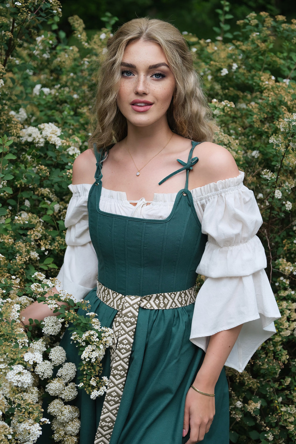 Fawn Maxi Dress - Evergreen CottagecoreWear Fawn Maxi Dress - Evergreen CottagecoreWear