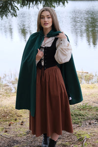 Warden Unisex Cloak - Evergreen