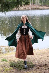 Warden Unisex Cloak - Evergreen