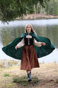 Warden Unisex Cloak - Evergreen