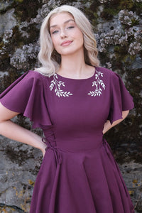 ivy midi dress berry Ivy Midi Dress