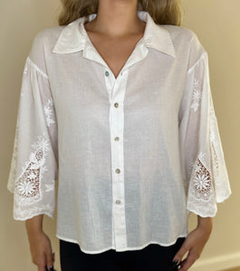 Pearl Blouse - Ivory