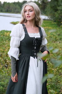 Meadow Overdress - Pine Green