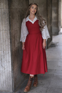 Willow Dress - Cranberry