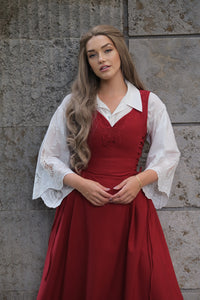 Willow Dress - Cranberry