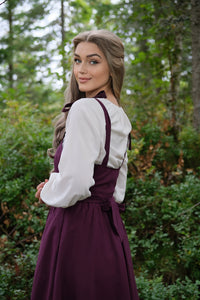 Frøya Pinafore Dress - Wine