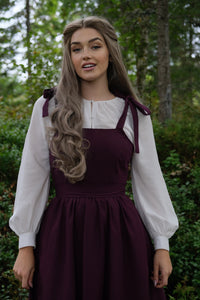 Frøya Pinafore Dress - Wine