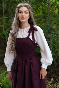 Frøya Pinafore Dress - Wine