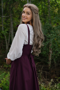 Frøya Pinafore Dress - Wine