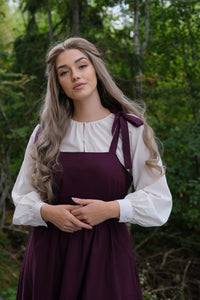 Frøya Pinafore Dress - Wine