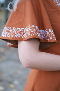 Fable wrap Dress - Cinnamon