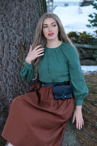 Wayfarer Blouse - Forest