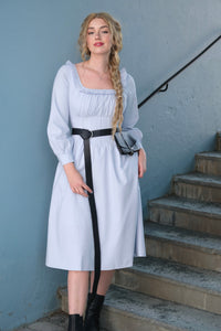 Acorn Midi Dress - Snow Crystal