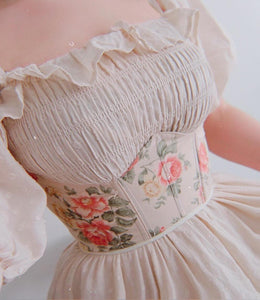 Back lacing waist corset